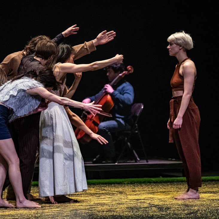 Compagnie Virginie Brunelle performing Les Corps Avalés