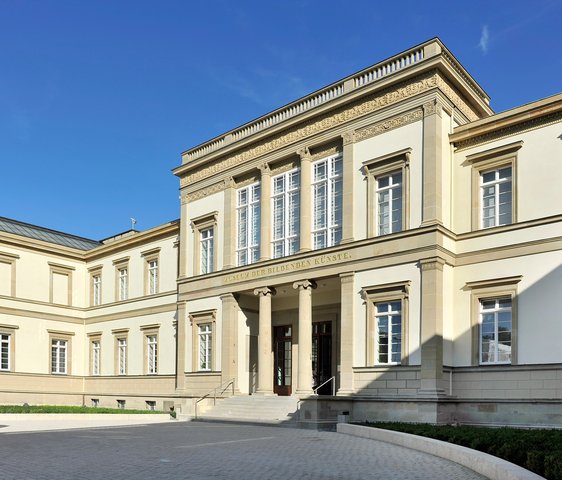 Außenansicht der Staatsgalerie in Stuttgart