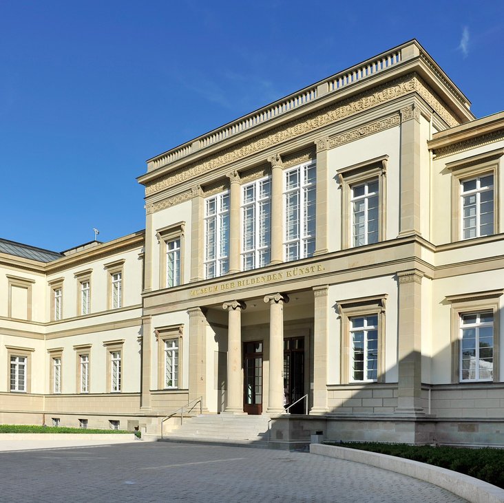 Außenansicht der Staatsgalerie in Stuttgart