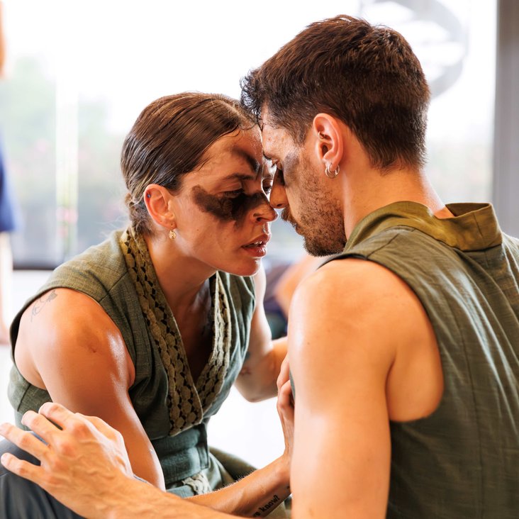 Gauthier Dance bei den Proben zu Akram Khan's "Turning of Bones" in Orsolina